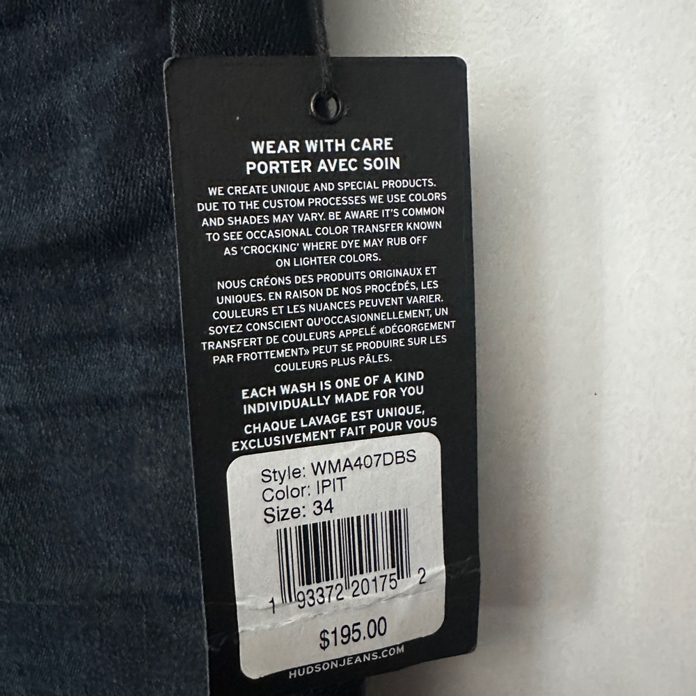 Hudson Nico Mid-rise Super Skinny Ankle Jeans Women Size 34 NWT - Picture 6 of 8
